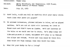 Leola Crim Interview Page 1