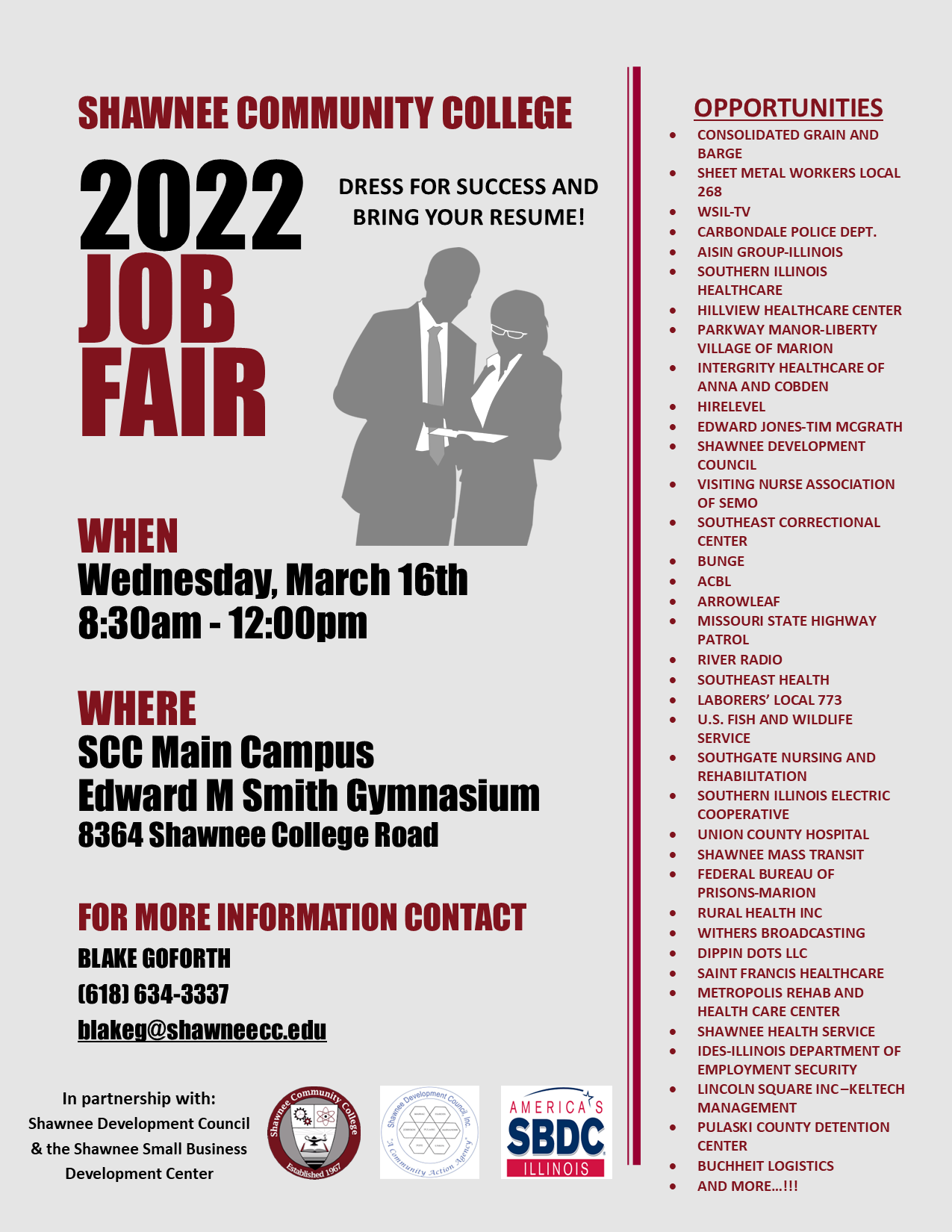 2022 Job Fair Flyer