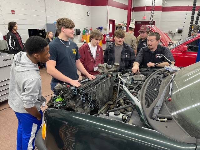 Students Participating in CTE Day 2025