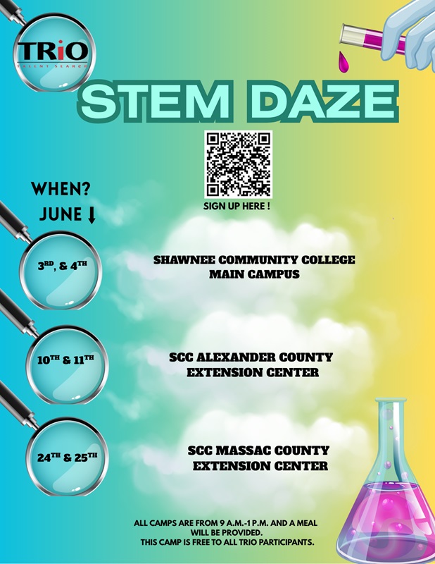 STEM DAZE sign up flyer