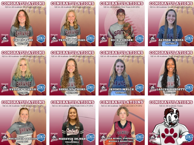 Shawnee Community College Athletes Recognized for Academics